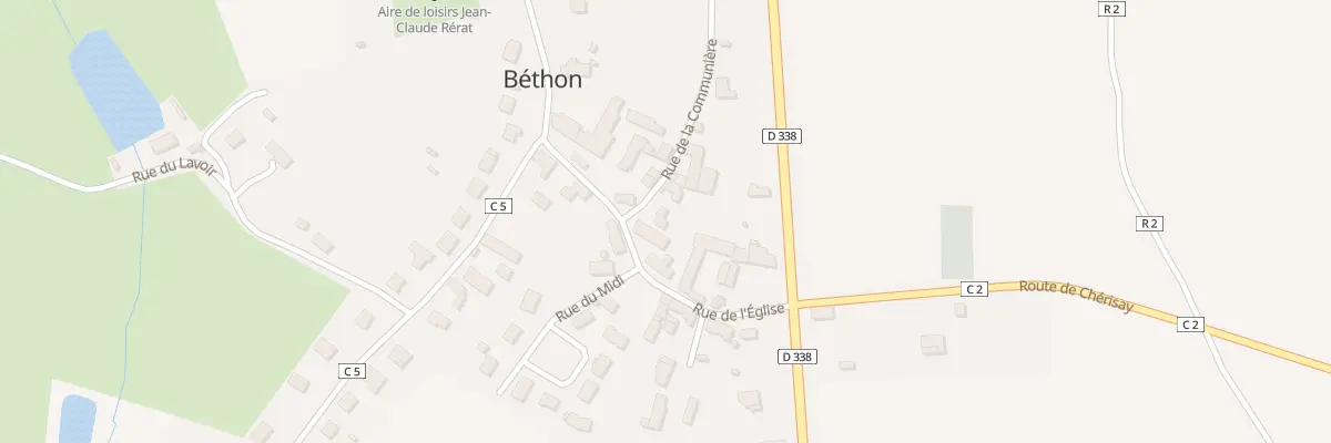 Plan du 2 Rue de la Communiere à Béthon