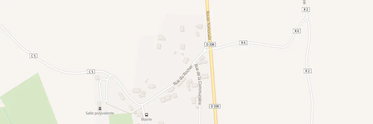 Plan du 9 Rue du Rocher à Béthon