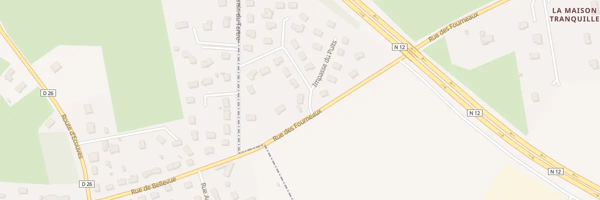 Plan du 1 Rue de la Fontaine aux Contes à Valframbert