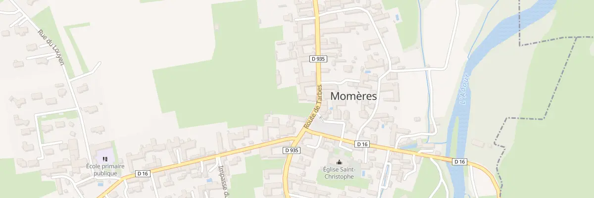 Plan du 5 Rte de Tarbes à Momères