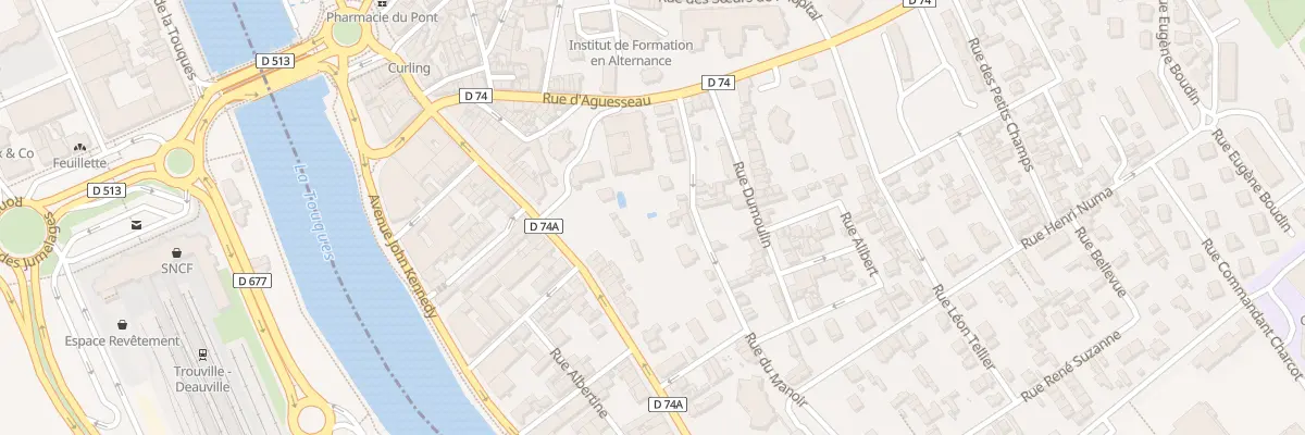 Plan du 10 Rue du Manoir à Trouville-sur-Mer