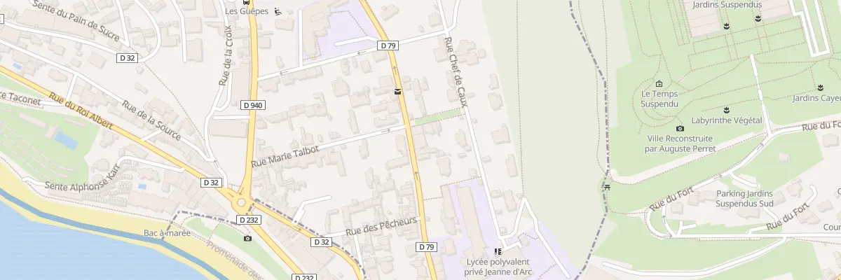 Plan du 34 Rue du Gen de Gaulle à Sainte-Adresse