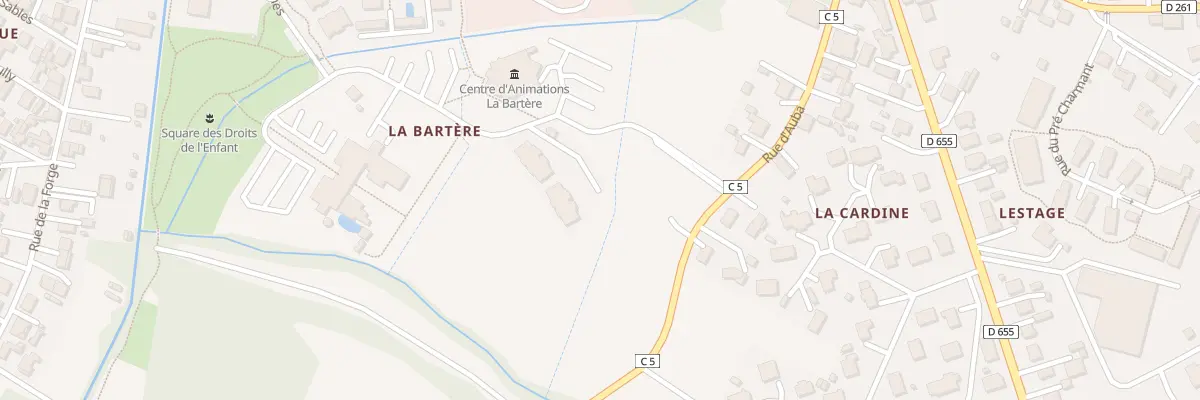 Plan du 5002 La Bartere à Casteljaloux