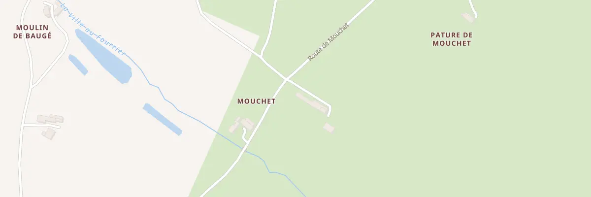 Plan du 930 Rte de Mouchet à Vernoil-le-Fourrier