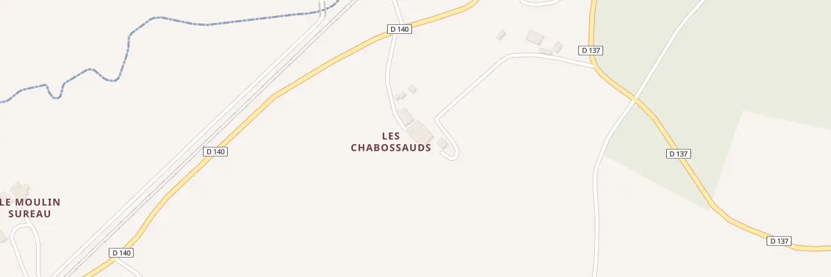 Plan du 5041 Les Chabossauds à Courlac