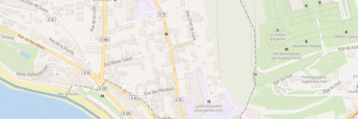 Plan du 32 Rue du Gen de Gaulle à Sainte-Adresse