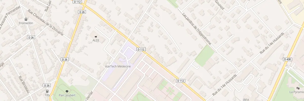 Plan du 86 Bd de Strasbourg à Alençon