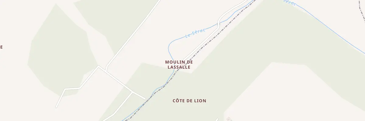 Plan du 577 Che de Buros à Montpouillan