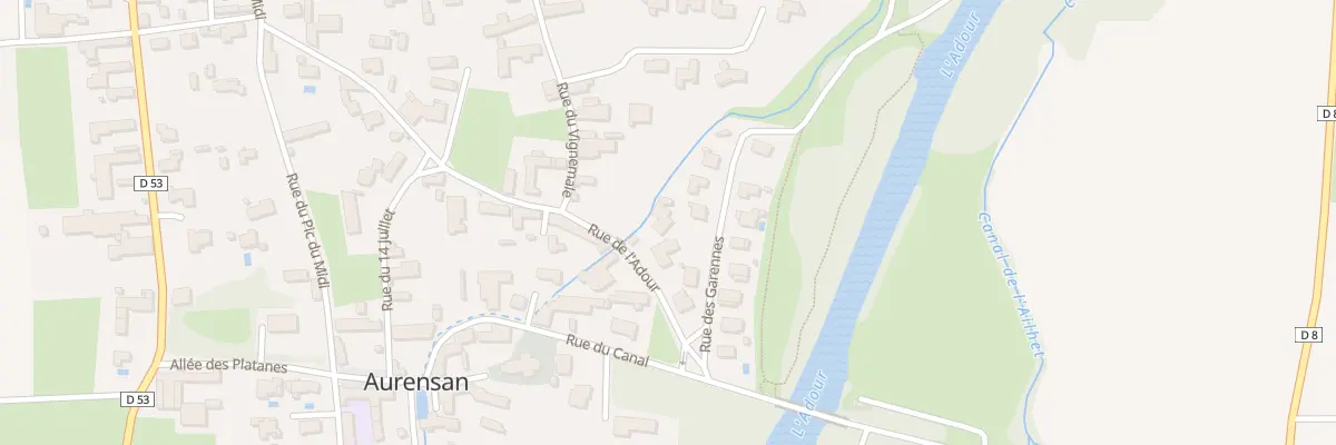 Plan du 19 Rue de l’Adour à Aurensan
