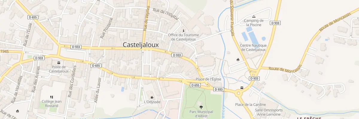 Plan du 9 Gr Grand Rue à Casteljaloux