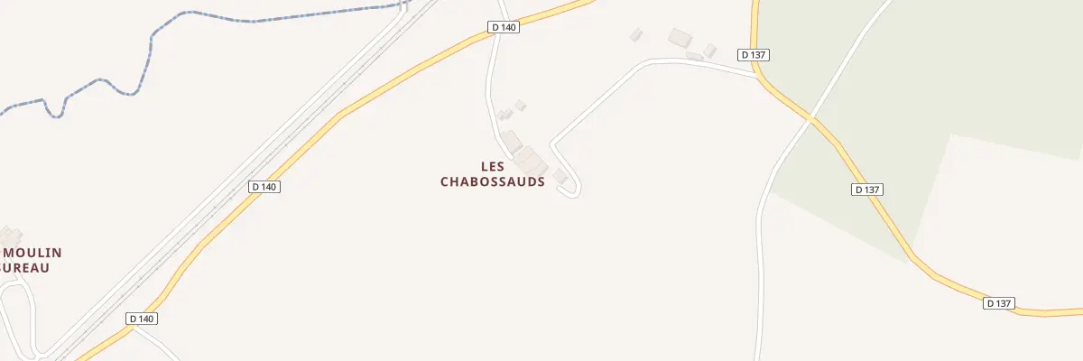 Plan du 5042 Les Chabossauds à Courlac