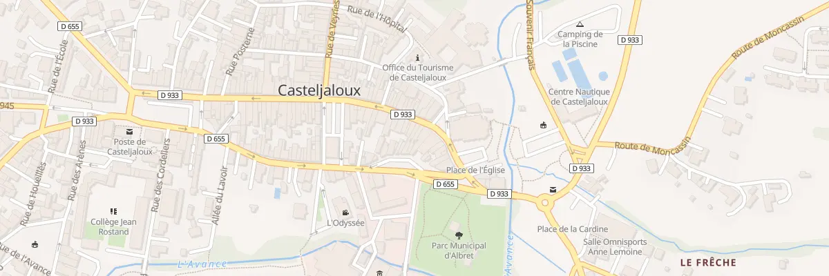 Plan du 3 Gr Grand Rue à Casteljaloux