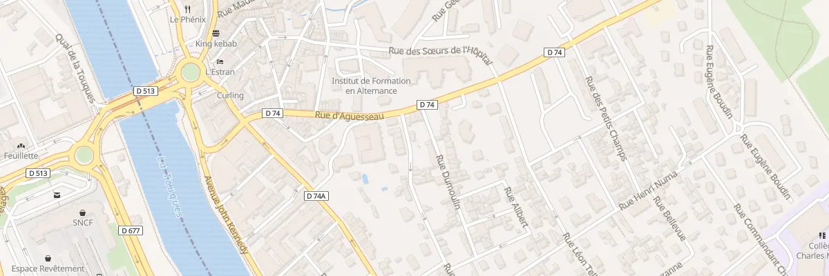 Plan du 5 Rue du Manoir à Trouville-sur-Mer