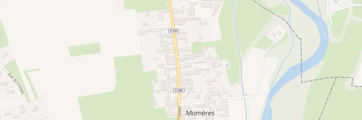 Plan du 24 Rue du Carrerot à Momères