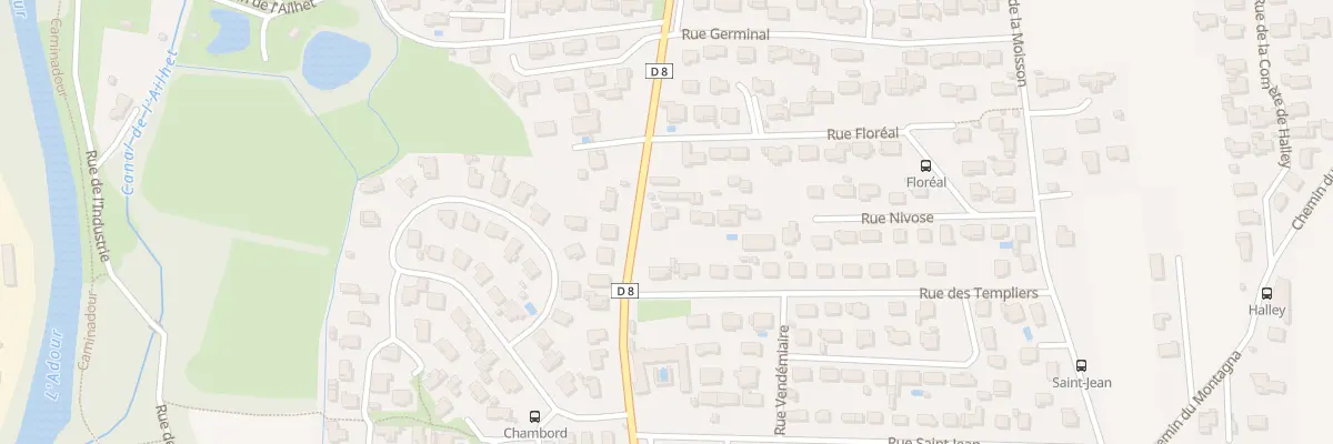 Plan du 152 Rue du 11 Novembre à Aureilhan