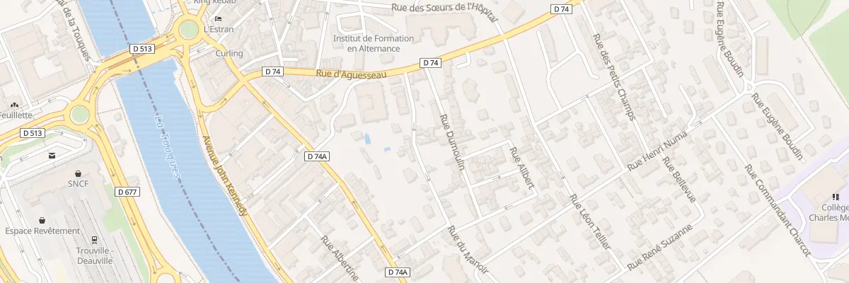 Plan du 15 Rue du Manoir à Trouville-sur-Mer