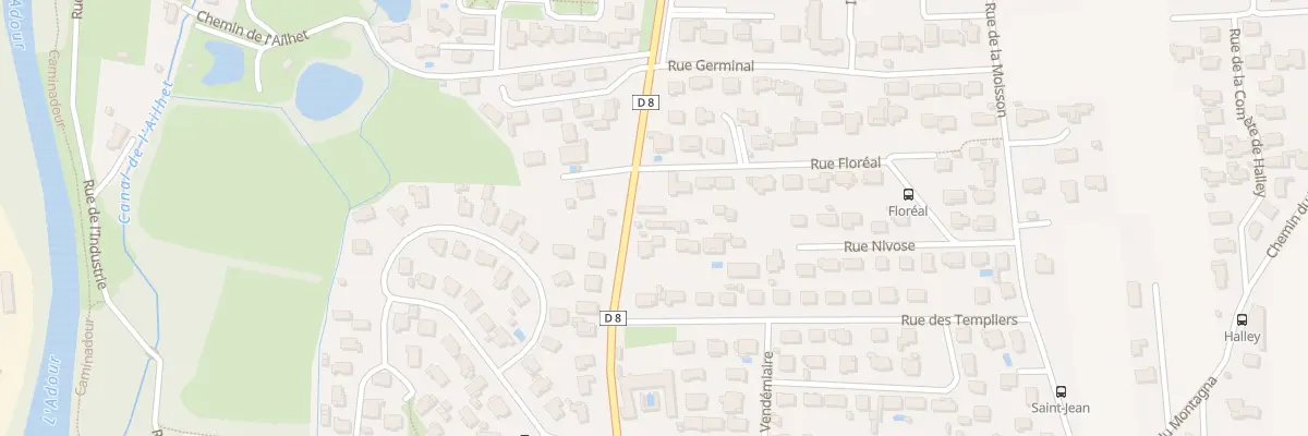 Plan du 156 Rue du 11 Novembre à Aureilhan