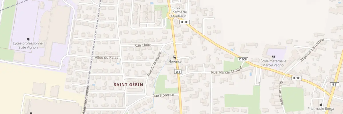 Plan du 57 Rue du 11 Novembre à Aureilhan