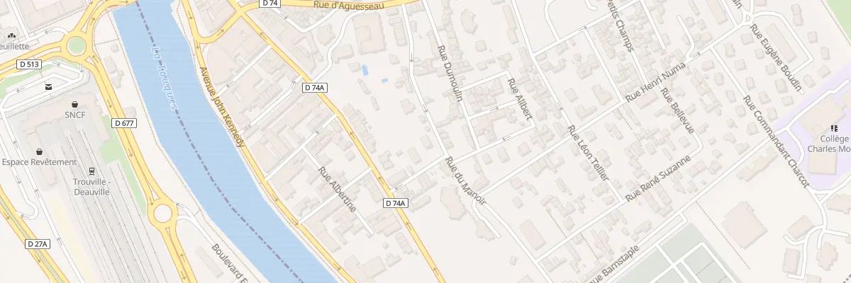 Plan du 18 Rue du Manoir à Trouville-sur-Mer
