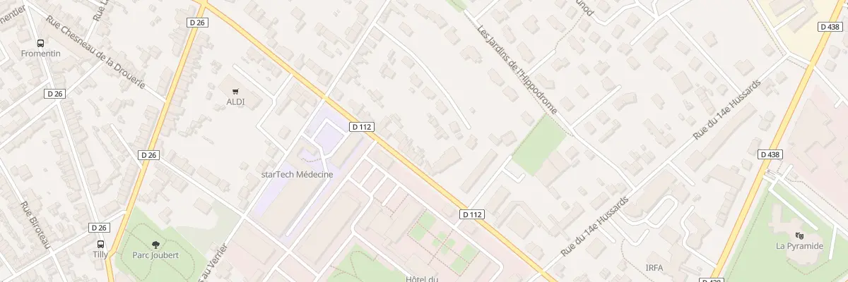Plan du 76 Bd de Strasbourg à Alençon