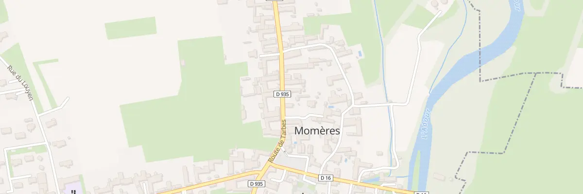 Plan du 10 Rte de Tarbes à Momères