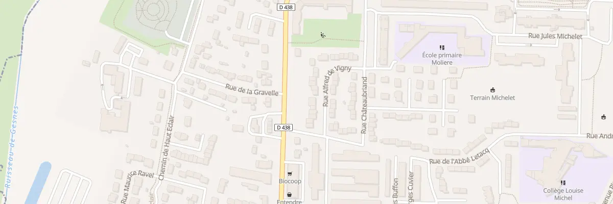 Plan du 11 Rue Alfred de Vigny à Alençon