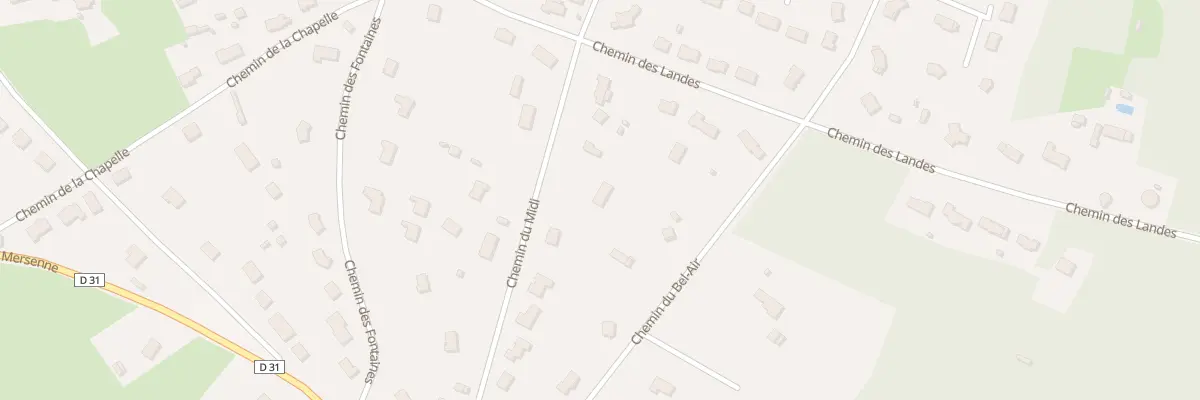 Plan du 8 Che du Midi à Cérans-Foulletourte