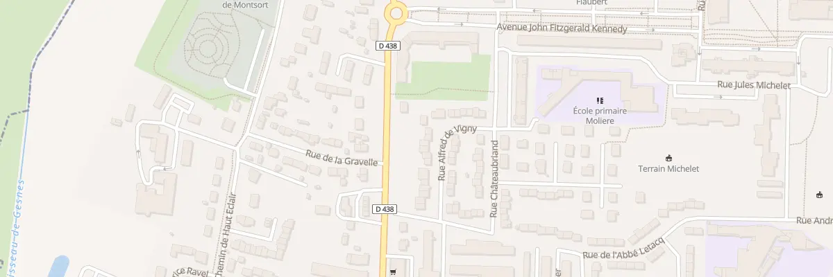 Plan du 21 Rue Alfred de Vigny à Alençon