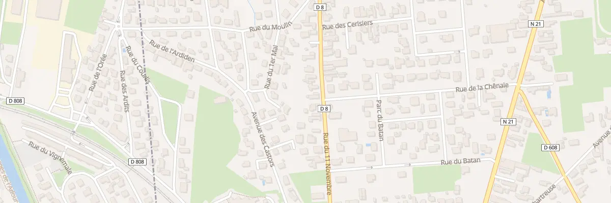 Plan du 21 Rue du 11 Novembre à Aureilhan
