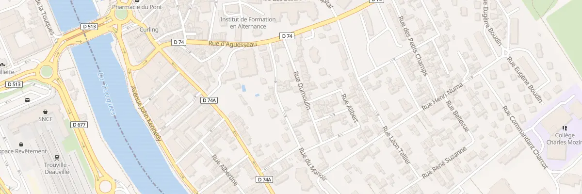 Plan du 17 Rue du Manoir à Trouville-sur-Mer