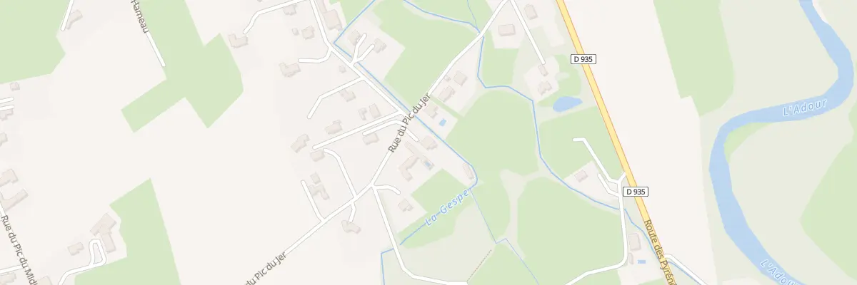 Plan du 255 Rue du Pic du Jer à Arcizac-Adour
