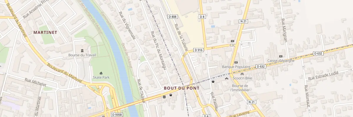 Plan du 6 Rue Émile Salles à Aureilhan