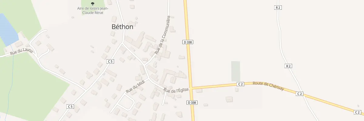 Plan du 5 Rte Departementale 338 à Béthon