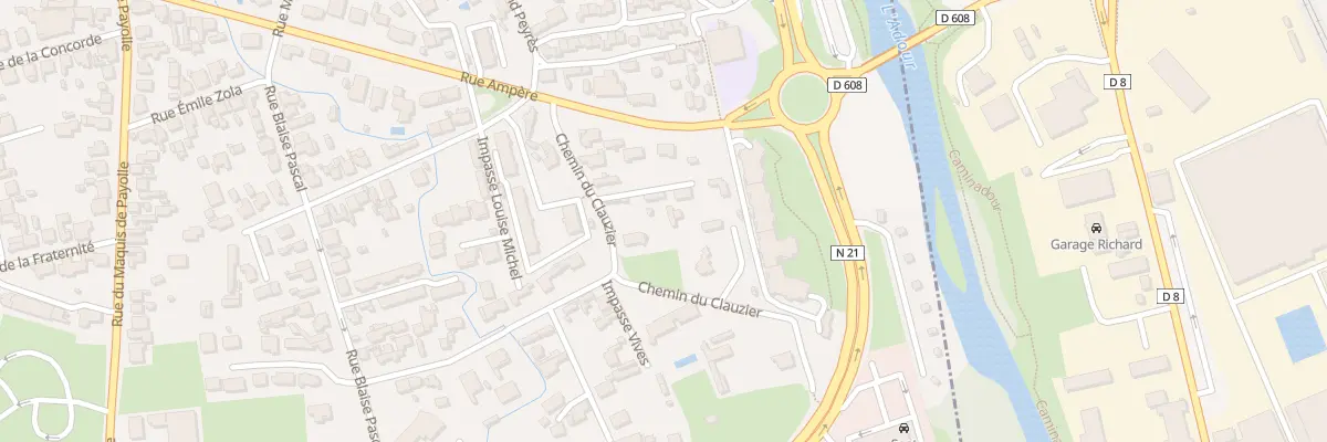 Plan du 49A Che du Clauzier à Tarbes