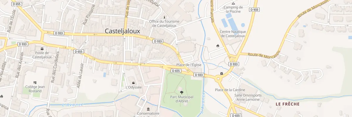 Plan du 5 Pl de l’Eglise à Casteljaloux