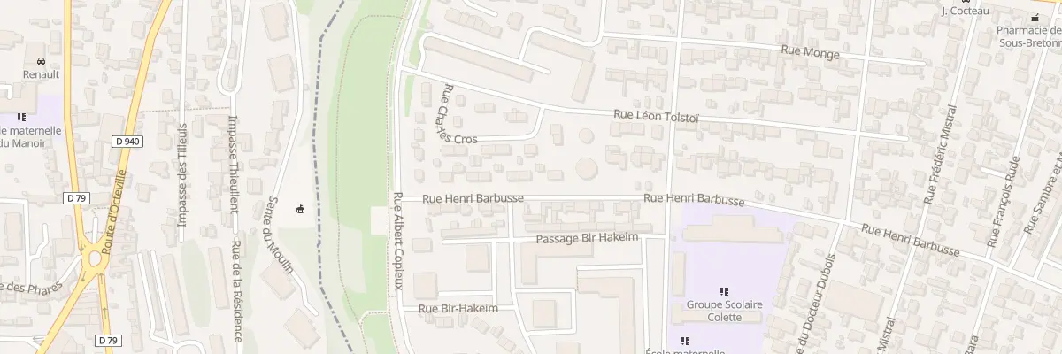 Plan du 29 Rue Henri Barbusse au Havre