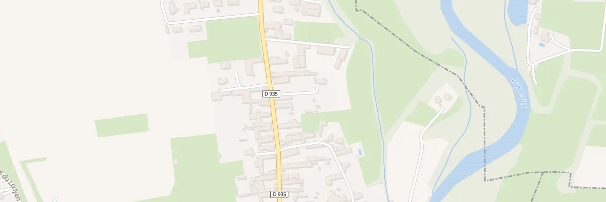 Plan du 24 Rte de Tarbes à Momères