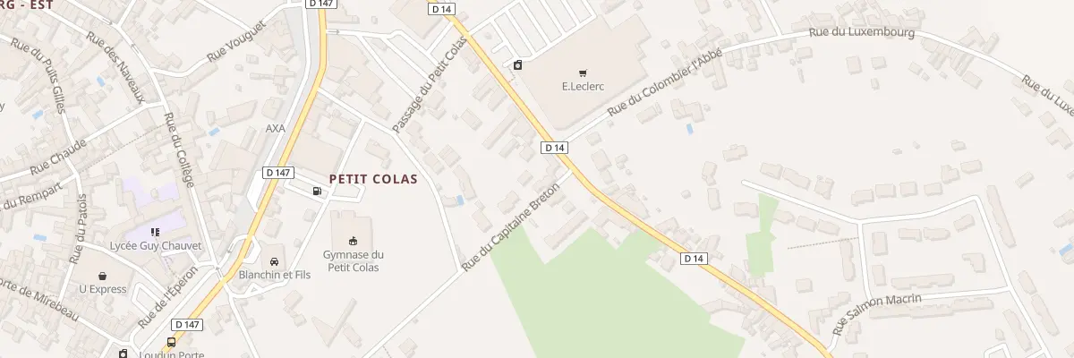 Plan du 20 Rue du Bon Endroit à Loudun