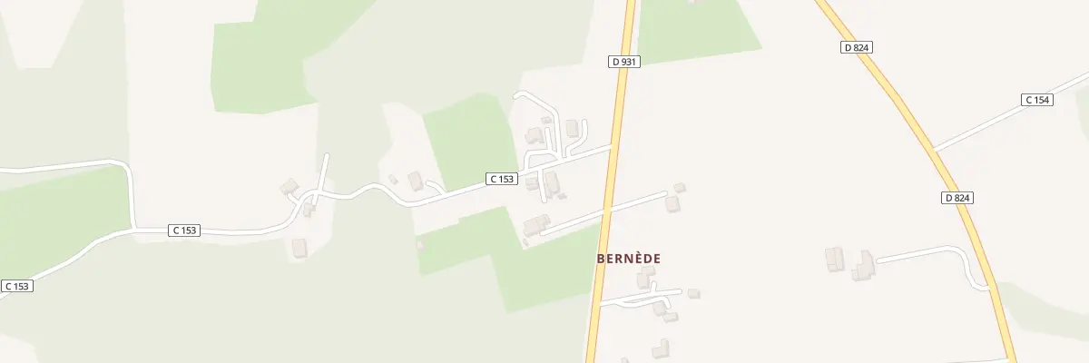 Plan du 77 Che de Bernède à Eauze