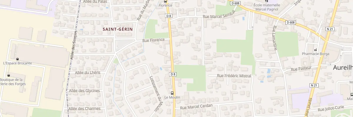 Plan du 78 Rue du 11 Novembre à Aureilhan
