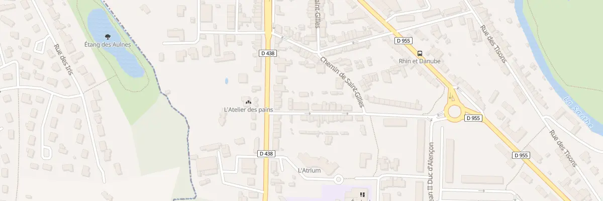 Plan du 5 Rue Landon à Alençon