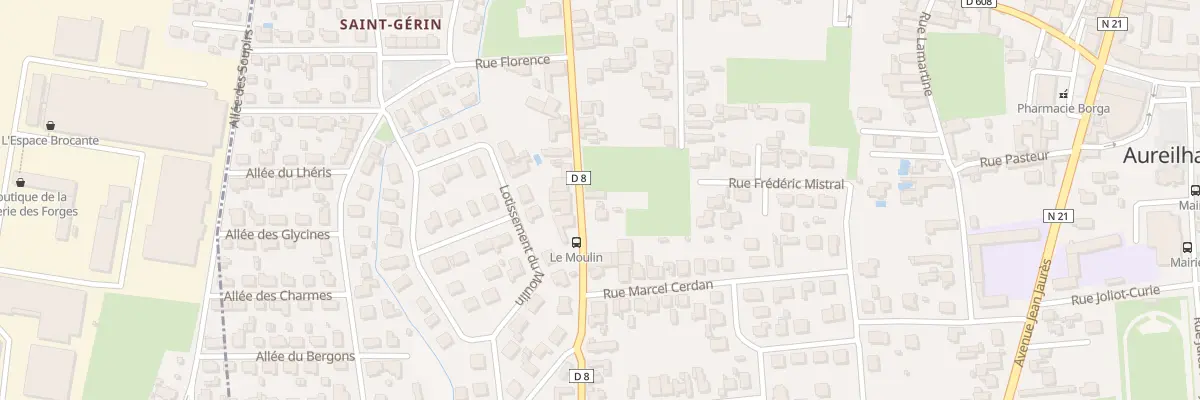 Plan du 72 Rue du 11 Novembre à Aureilhan