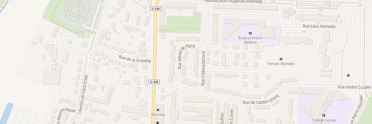 Plan du 10 Rue Alfred de Vigny à Alençon