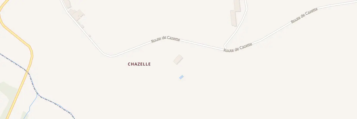 Plan du 101 Chazelle à Massugas