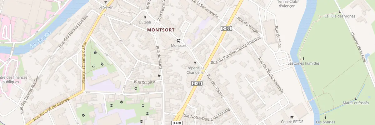 Plan du 18 Rue des Tisons à Alençon