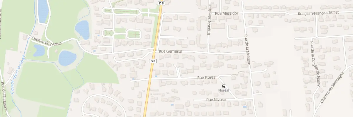 Plan du 6 Rue Germinal à Aureilhan