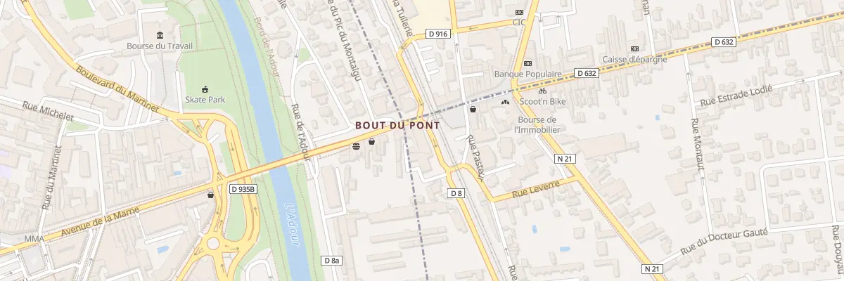 Plan du 1 Rue du Docteur Guinier à Séméac