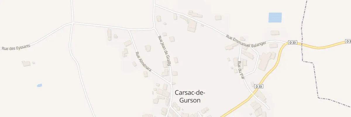 Plan du 226 Rue Jean de Grailly à Carsac-de-Gurson