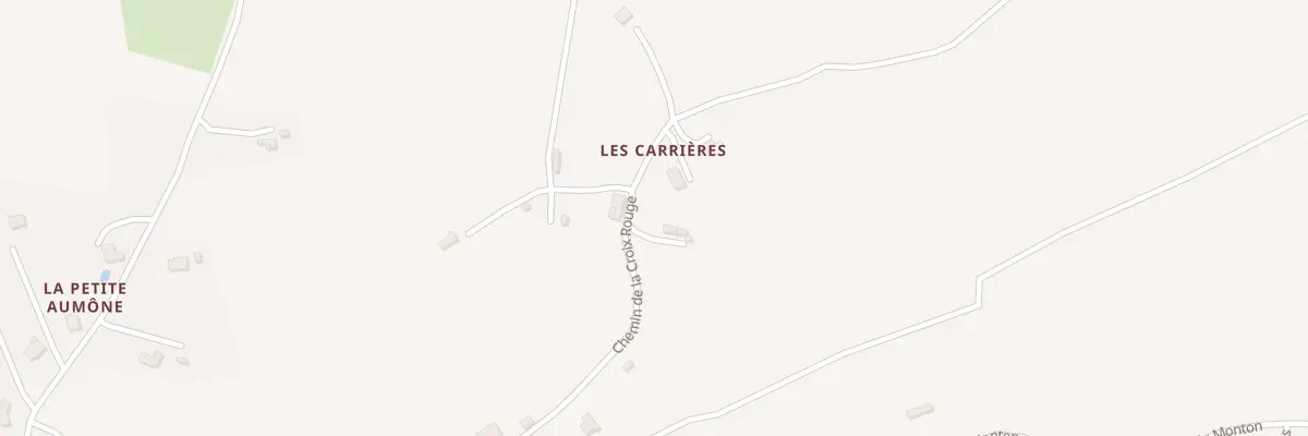 Plan du 600 Che Communal de la Crx Rouge à Bonnebosq