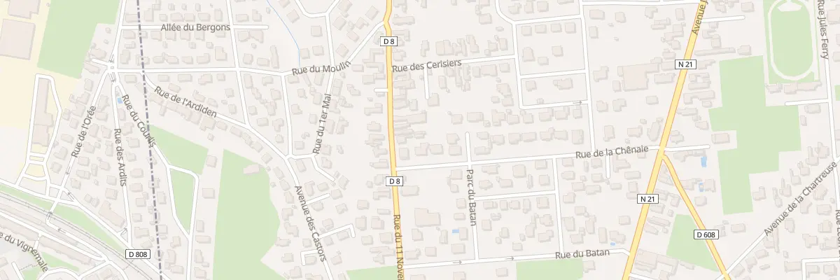 Plan du 40 Rue du 11 Novembre à Aureilhan